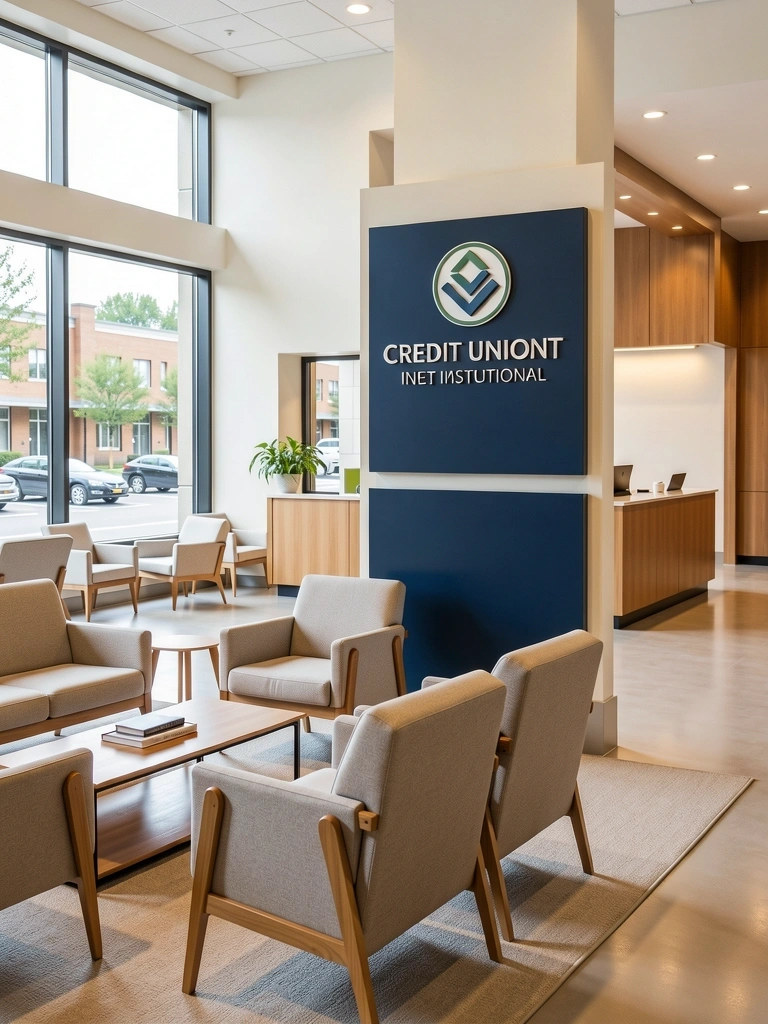 Inside an Ent Credit Union branch