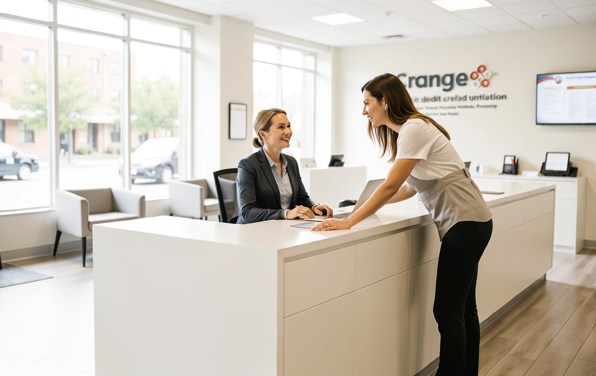 Ent Credit Union lobby interior